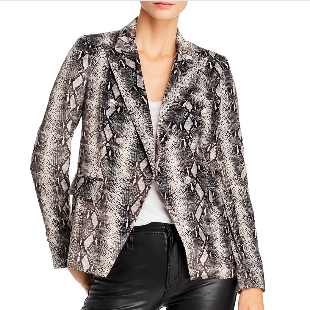 Generation Love Sasha Snake Print Blazer Nwt